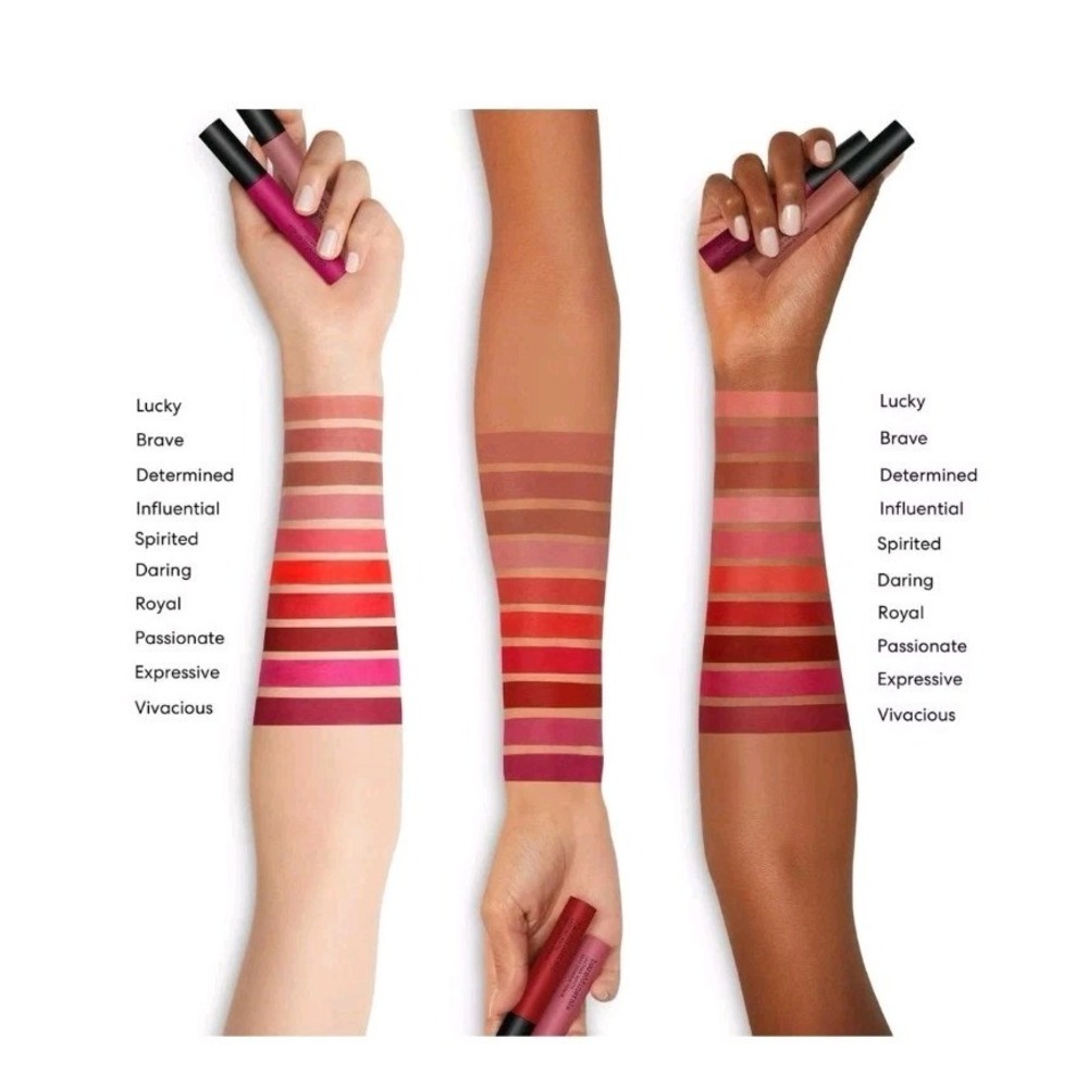 Bare Minerals Mineralist Lasting Matte Liquid Lipstick~Daring‎ Red 3.5ml NIB $23 - Picture 5 of 7
